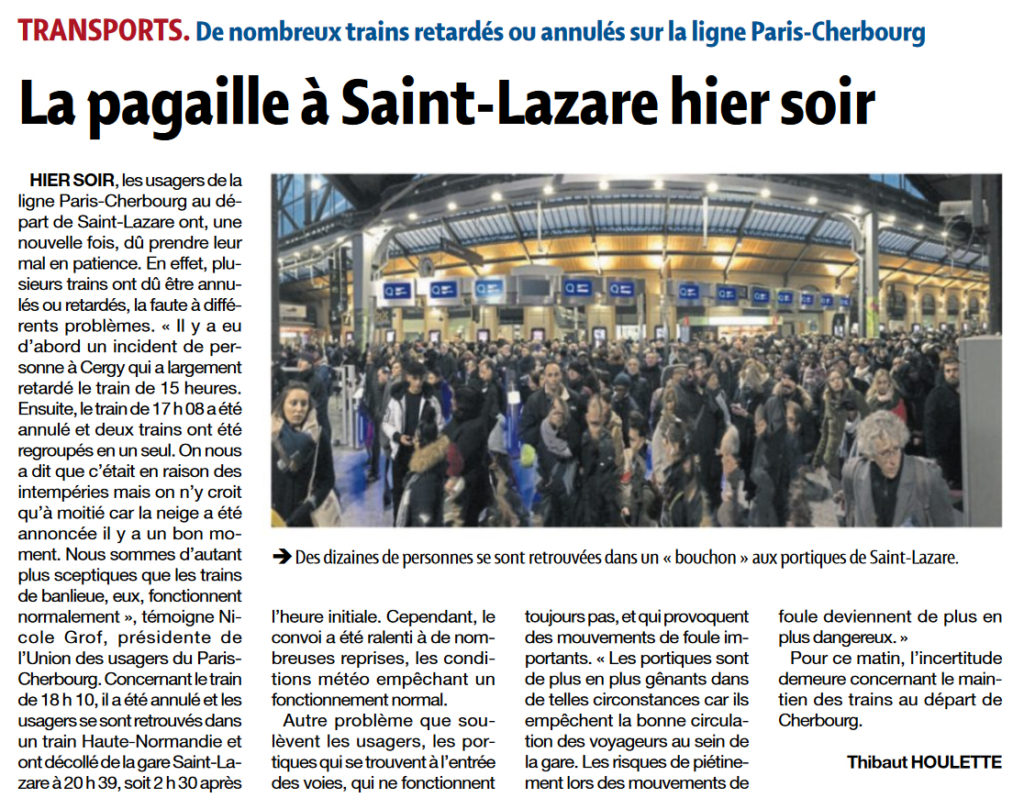La Presse De La Manche parle de nous - UDUPC - Union Des Usagers Du ...